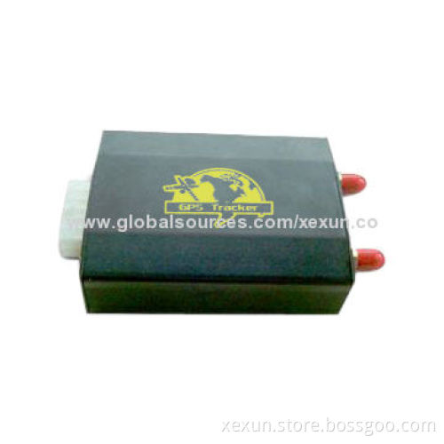 Xexun Dual-SIM Card Car GPS Tracker, 3.7V DC Lithium-ion Battery, GSM/GPRS Network